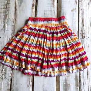Colorful flair skirt